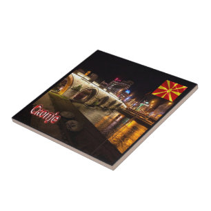 Carreau zMK006 Pont SKOPJE Vardar,