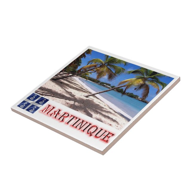 Carreau zMQ005 MARTINIQUE, PLAGE LES SALINES, (Côté)