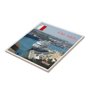 Carreau zMT014 IL BELT Harbour VALLETTA, Malte,