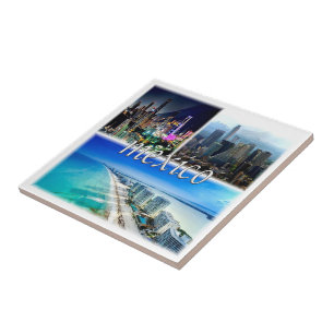 Carreau zMX004 MEXICO, Mosaïque, Amérique,