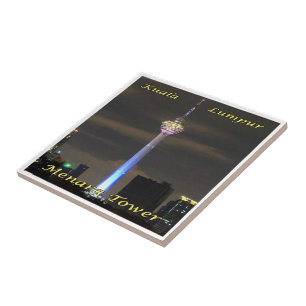 Carreau zMY007 MENARA TOWER Kuala Lumpur, Malaisie, Asie,