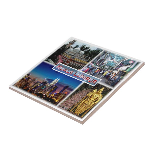 Carreau zMY014 Petaling Street KUALA LUMPUR Jamek Mosque, (Côté)