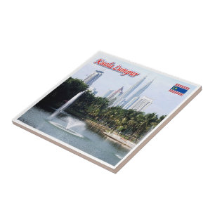 Carreau zMY021 panorama KUALA LUMPUR Malaisie Asie,