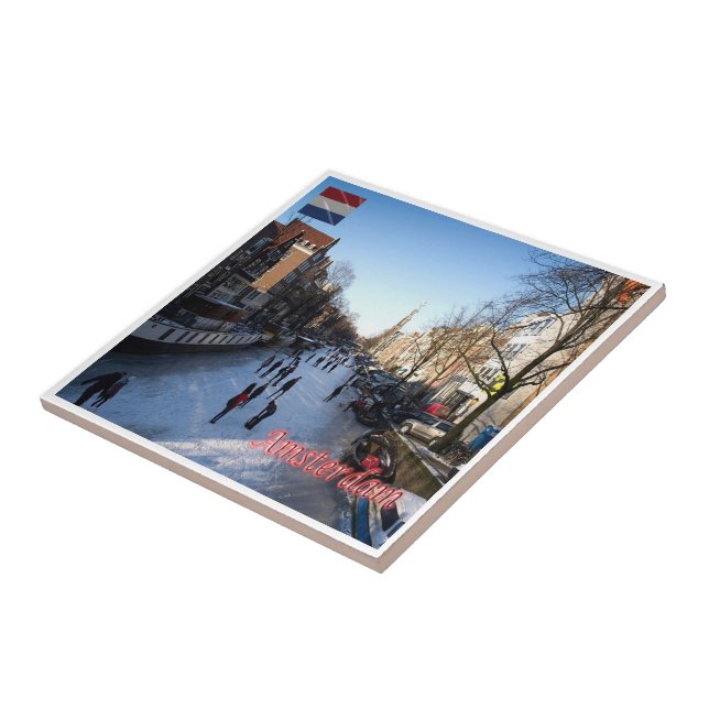 Carreau zNL007 AMSTERDAM, Pays-Bas, (Côté)