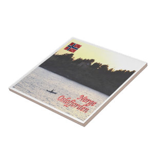 Carreau zNO155 OSLOFJORDEN, Norvège, Europe,