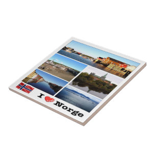 Carreau zNO170 NORGE "I Love", Norvège,