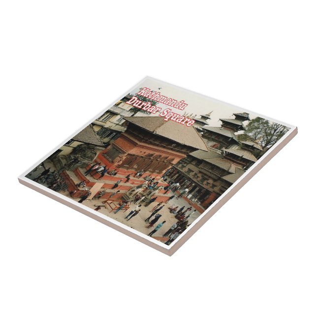 Carreau zNP003 Durbar Carré KATHMANDU, Népal Asie, (Côté)