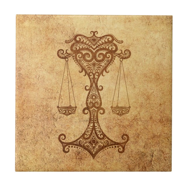 Carreau Zodiaque de Balance âgé par cru (Devant)