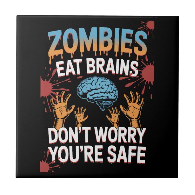 Carreau Zombie Halloween (Devant)