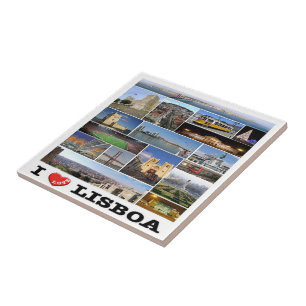 Carreau zPT018 LISBON "I Love", Portugal, Europe,