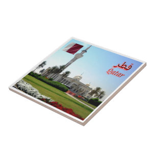 Carreau zQA005 Mosquée au QATAR, Asie,