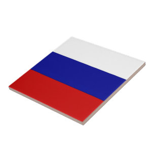 Carreau zRU001 RUSSE agitant DRAPEAU RUSSE, Frigo