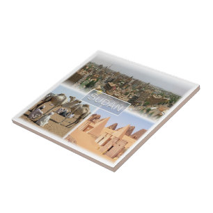 Carreau zSD008 KHARTOUM, Mosaic, Soudan, Afrique,