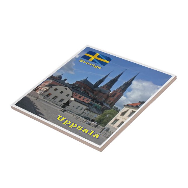 Carreau zSE007 UPPSALA, Suède, Europe, (Côté)