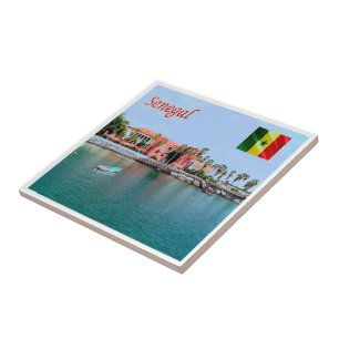 Carreau zSN008 SÉNÉGAL, île de Port de Gorée,