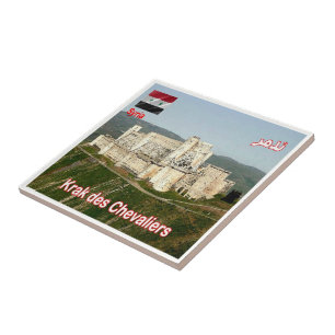 Carreau zSY010 panorama KRAK DES CHEVALIERS, Syrie,