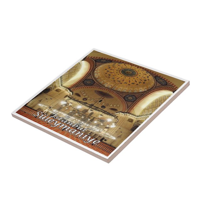 Carreau zTR017 BASILICA SULEIMAN, Istanbul, Turquie, (Côté)