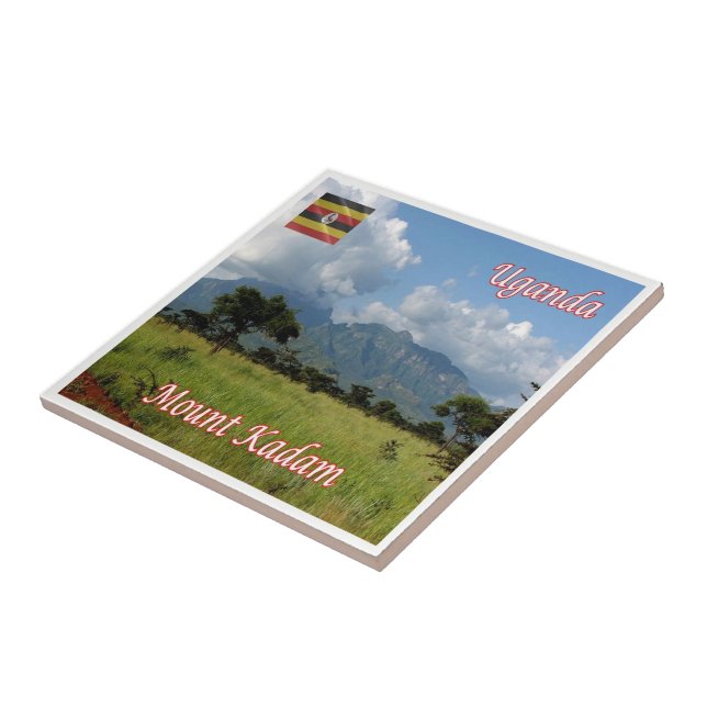 Carreau zUG009 OUGANDA, Mont Kadam, Afrique, (Côté)