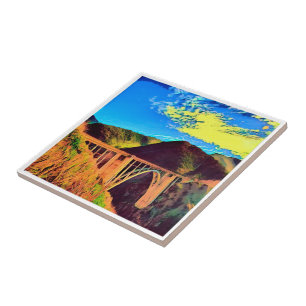 Carreau zUS007 BIXBY CREEK Bridge, Californie,