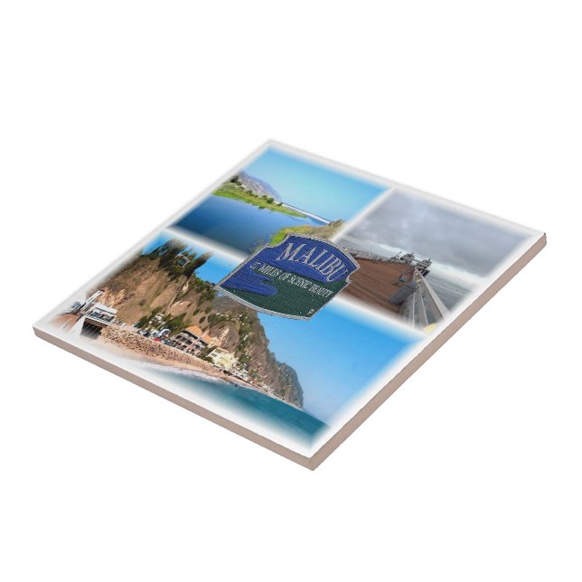 Carreau zUS030 MALIBU, LOS ANGELES, Californie, (Côté)