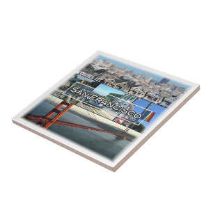 Carreau zUS032 SAN FANCISCO, Mosaic, Californie,