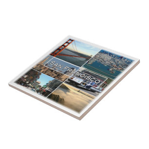 Carreau zUS033 SAN FRANCISCO, Mosaic, Californie,