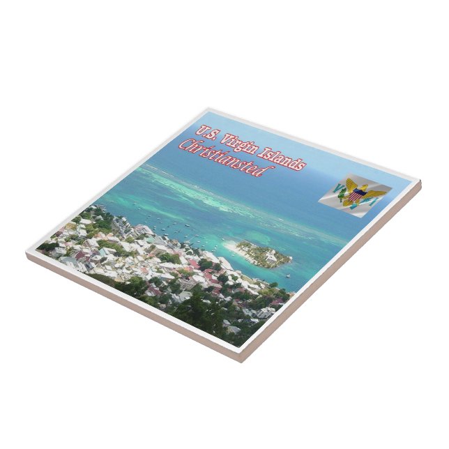 Carreau zVI014 ÎLES VIRGIN, Christiansted, (Côté)
