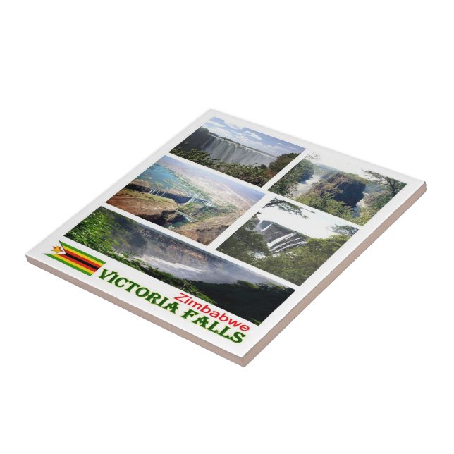 Carreau zZW008 VICTORIA FALLS, Mosaic, Zimbabwe, (Côté)