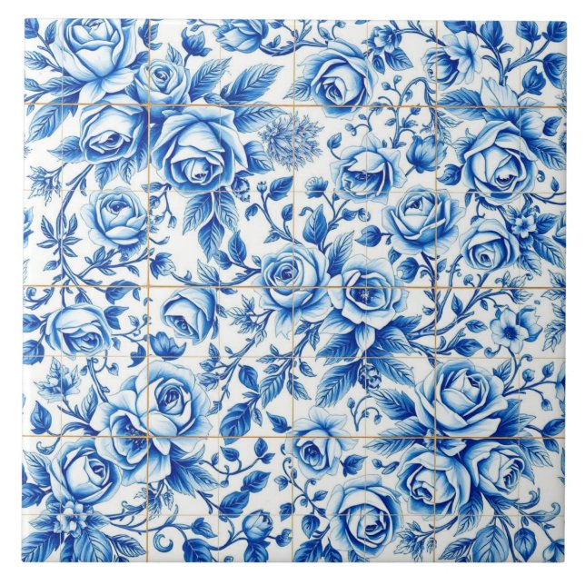 carreaux à roses à profusion (Devant)