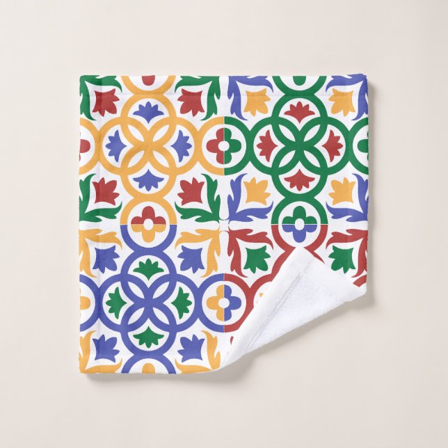 Carreaux andalous 3 (Gant de toilette)