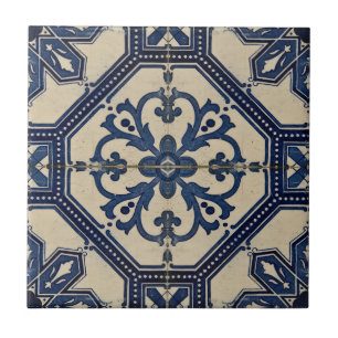 Carreaux azulejos bleu portugais
