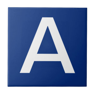 Carreaux bleu blanc