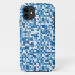 carreaux bleu blanc iphone 6 coque
