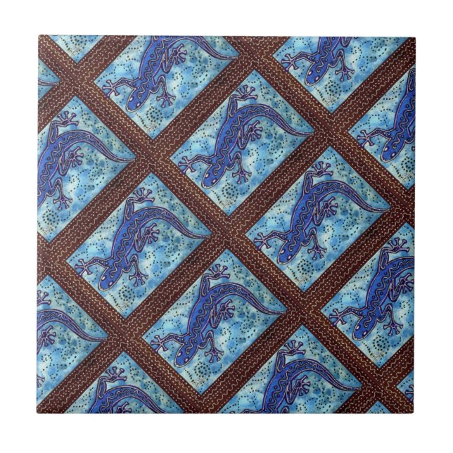 Carreaux bleu Gecko (Devant)
