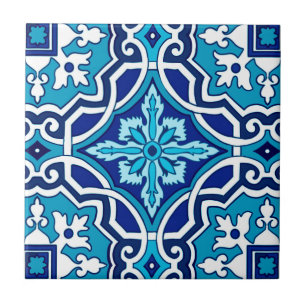 Carreaux bleus, Carreaux méditerranéens, majolica 