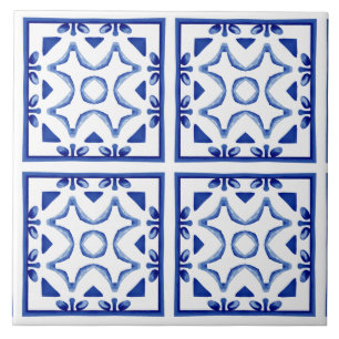 Carreaux bleus, mosaïque, majolica,