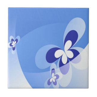 Carreaux Bleus Papillons