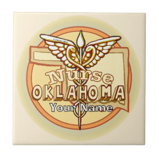 Carreaux Caducée d'infirmière de l'Oklahoma