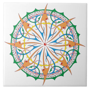 Carreaux d'accentuation décoratifs en spirale océa