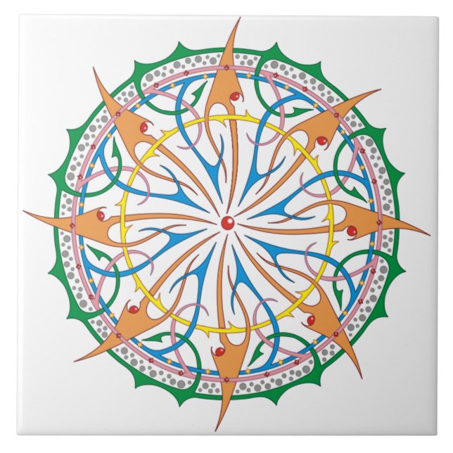 Carreaux d'accentuation décoratifs en spirale océa (Devant)