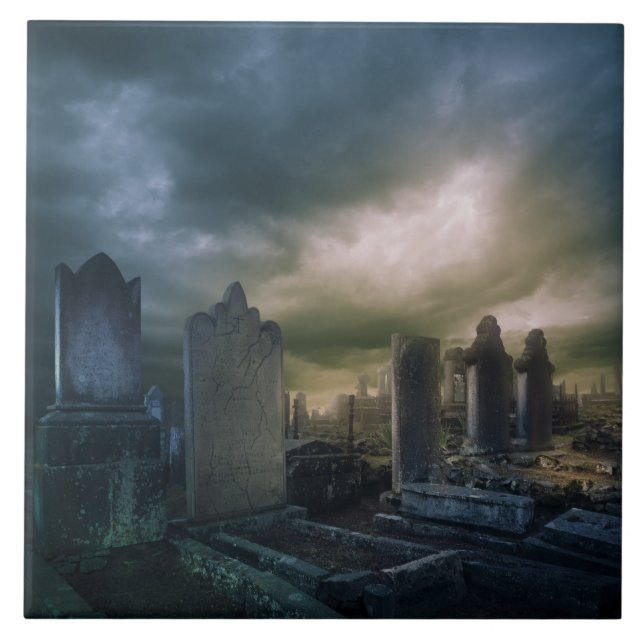 Carreaux d'affichage gothique de cimetière (Devant)