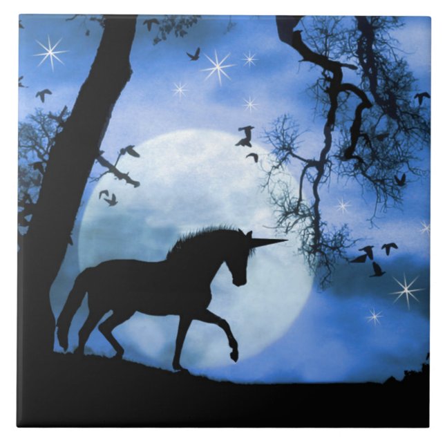 Carreaux d'art Unicorn Imaginaire (Devant)