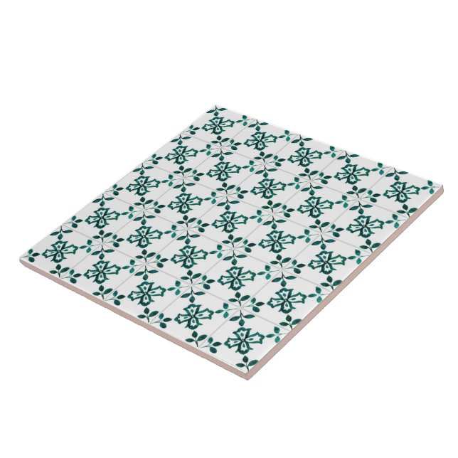 Carreaux d'Azulejo Émeraude (Côté)