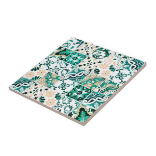 Carreaux d'Azulejo Émeraude