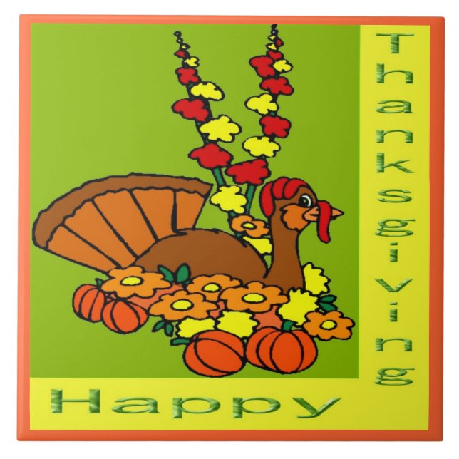 Carreaux de bon thanksgiving (Devant)