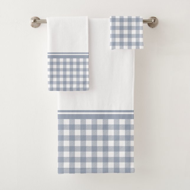 Carreaux de buffle gris et blanc (En situation)