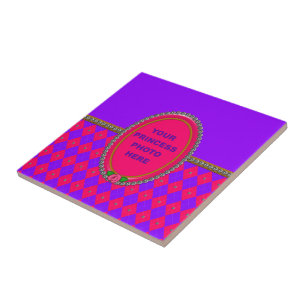 Carreaux de cadre Carré Jacquard Princesse