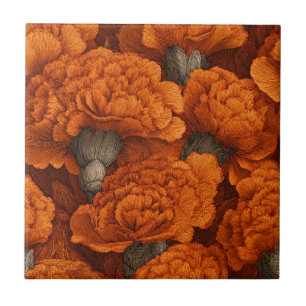 Carreaux de Carnation Art Nouveau à la mode pour s
