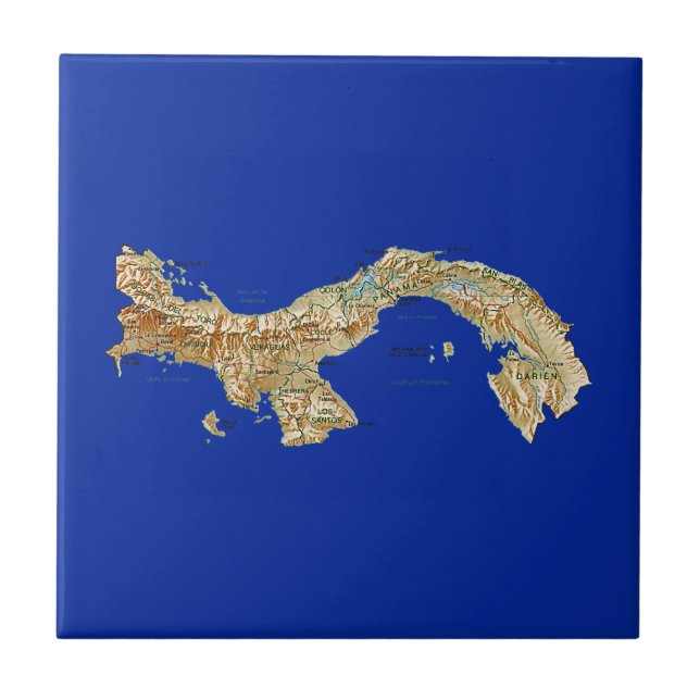 Carreaux de carte du Panama (Devant)