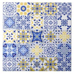 Carreaux de céramique à motif de carreaux portugai